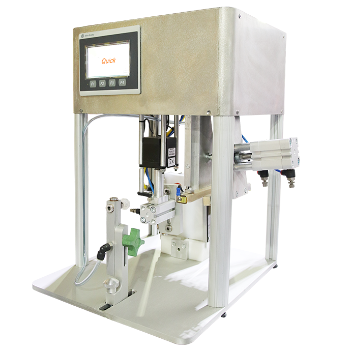 QuickPouch automated pouch opener different angles of loading pouches with pouch opening machine